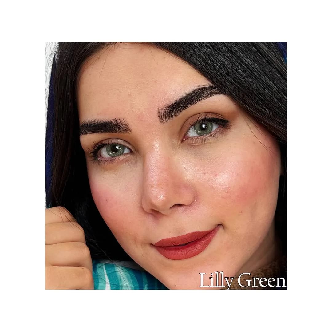 لنز طبی رنگی فصلی رز Rose - تصویر 13