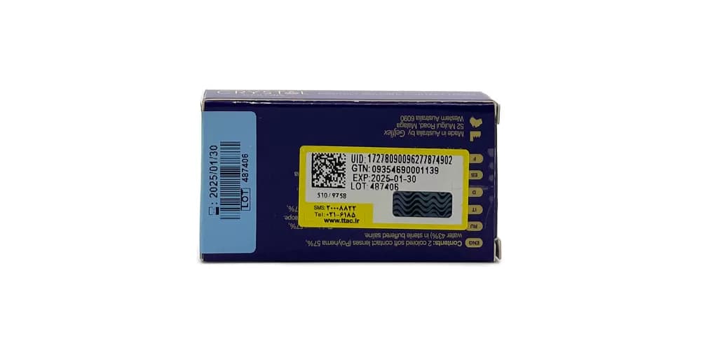 لنز طبی رنگی فصلی کریستال Crystal Colors - تصویر 3