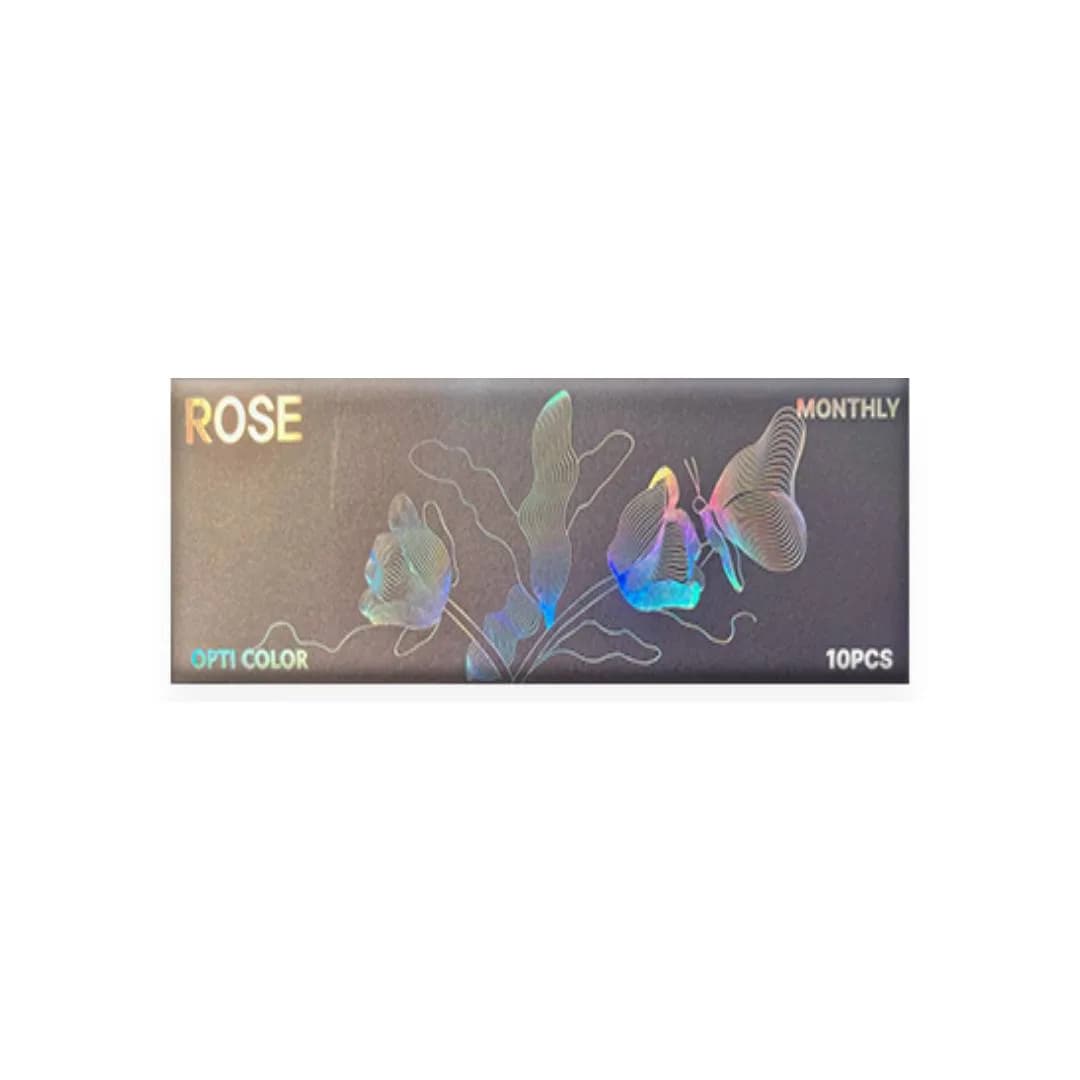 لنز طبی رنگی فصلی رز Rose - تصویر 1