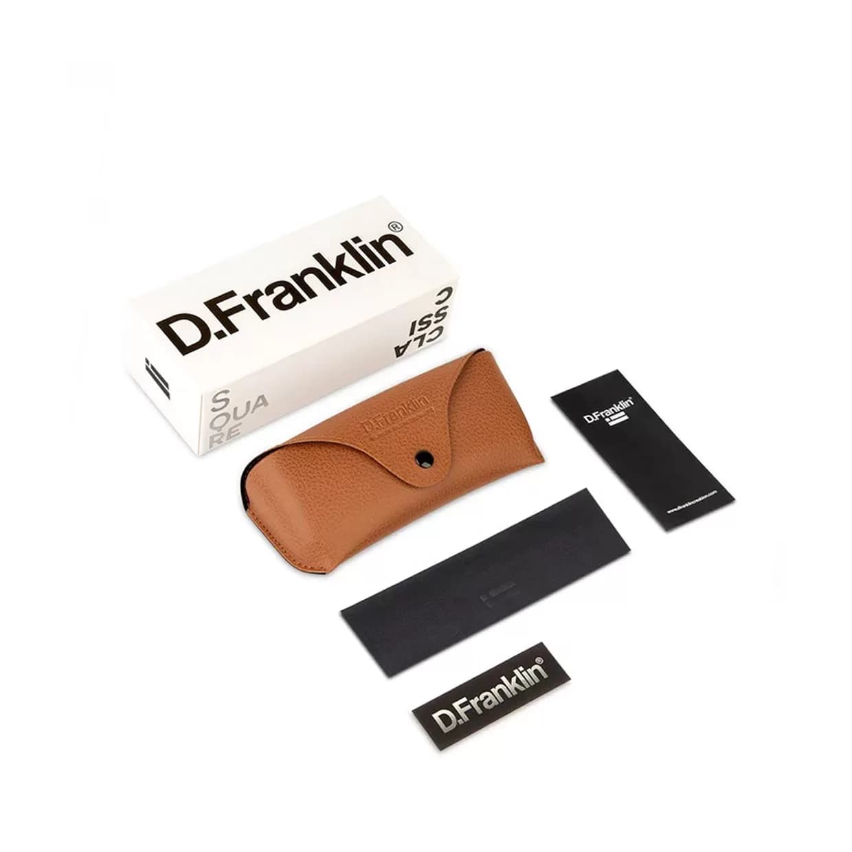 عینک آفتابی دی فرانکلین مدل D.franklin Classic Metal Square Black Grad - تصویر 5