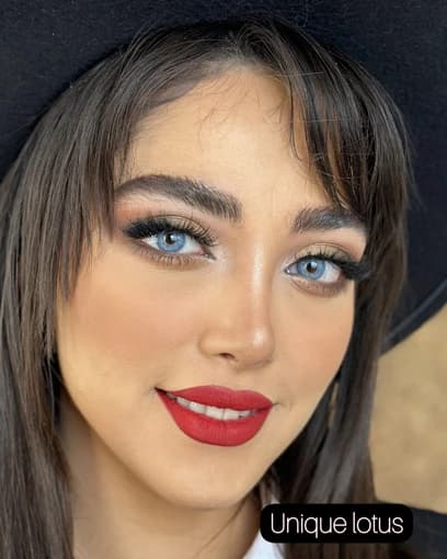 لنز طبی رنگی فصلی یونیک Unique - تصویر 6