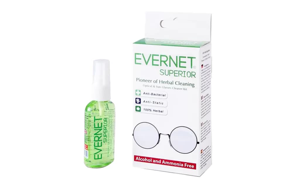 اسپری تمیز کننده عینک و انواع لنز Evernet Superior - تصویر 1