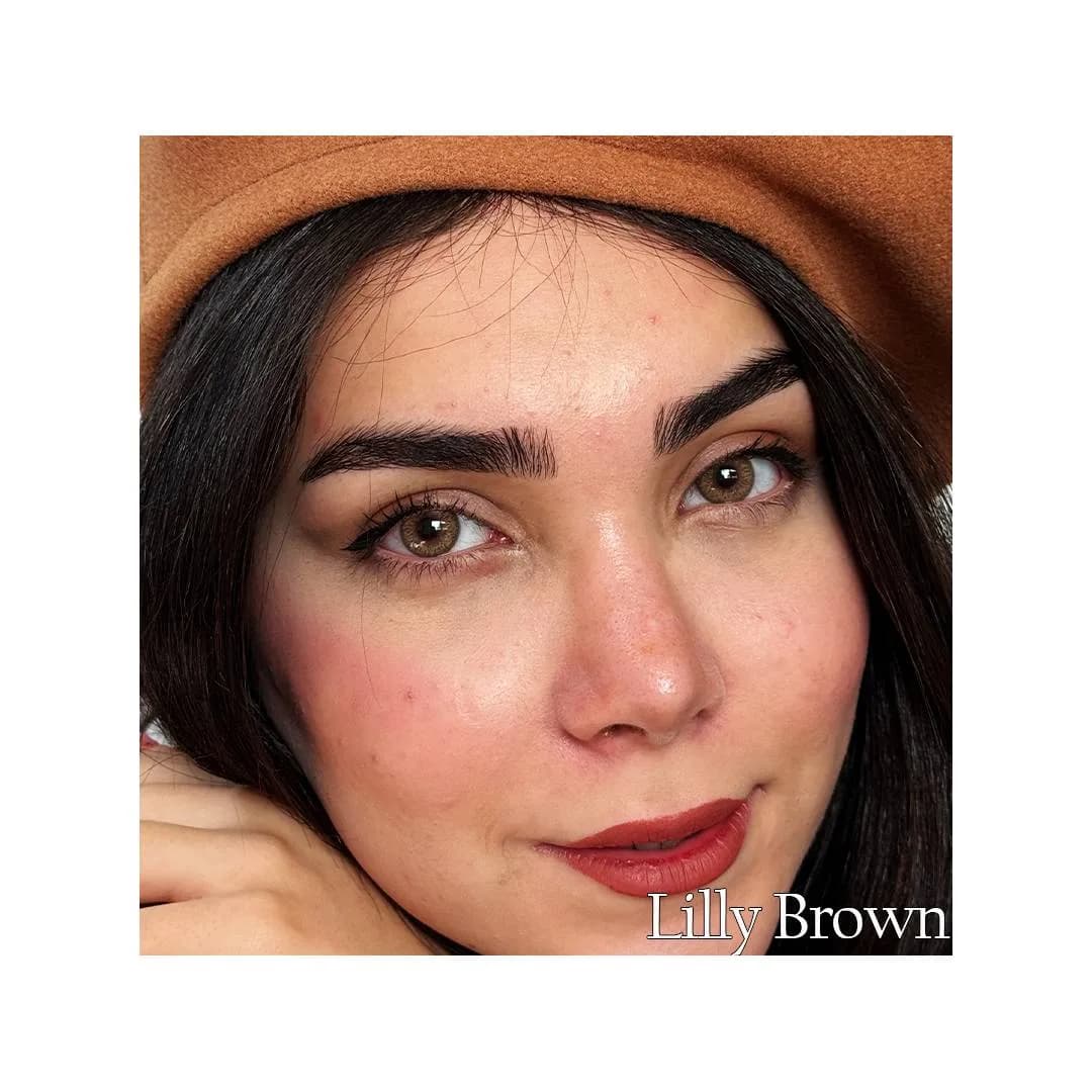 لنز طبی رنگی فصلی رز Rose - تصویر 12