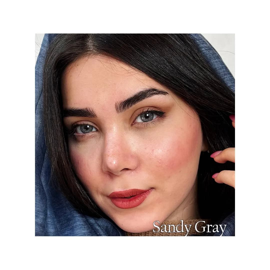 لنز طبی رنگی فصلی رز Rose - تصویر 2