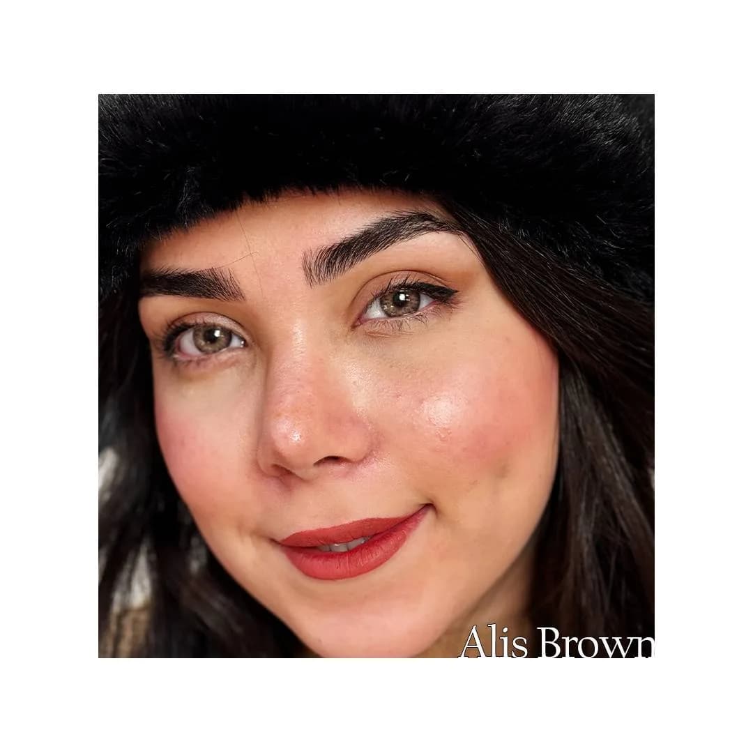 لنز طبی رنگی فصلی رز Rose - تصویر 6