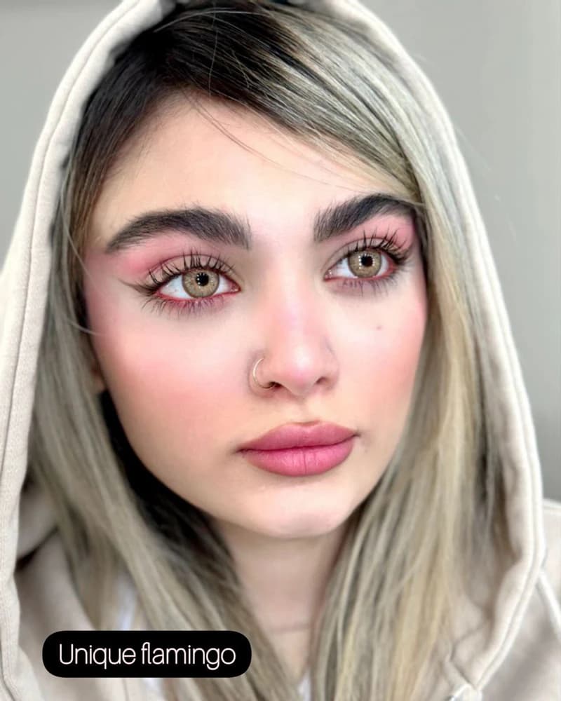 لنز طبی رنگی فصلی یونیک Unique - تصویر 12