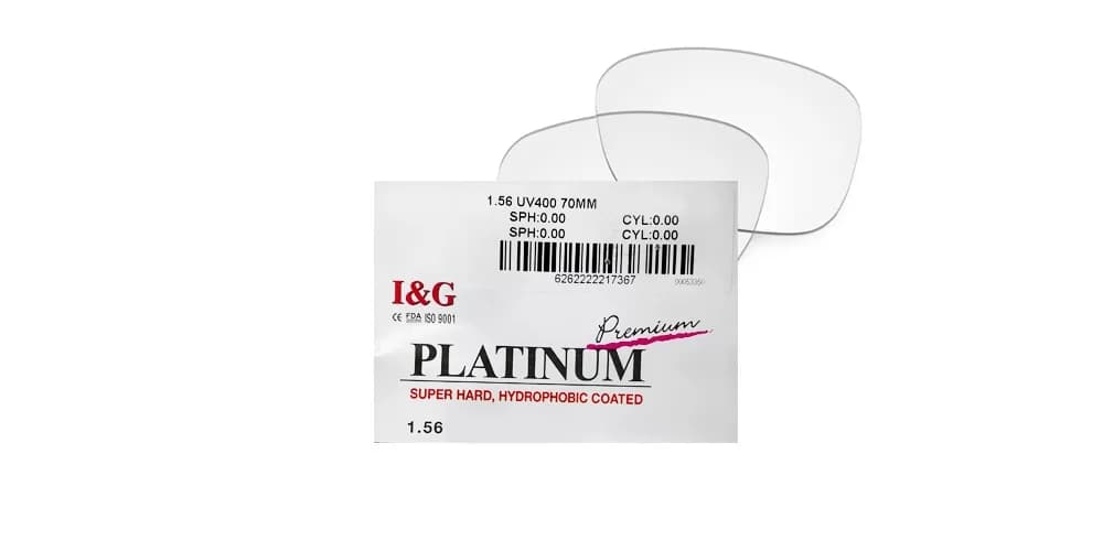 عدسی طبی آی اند جی I&G Platinum 1.56 Green - تصویر 1